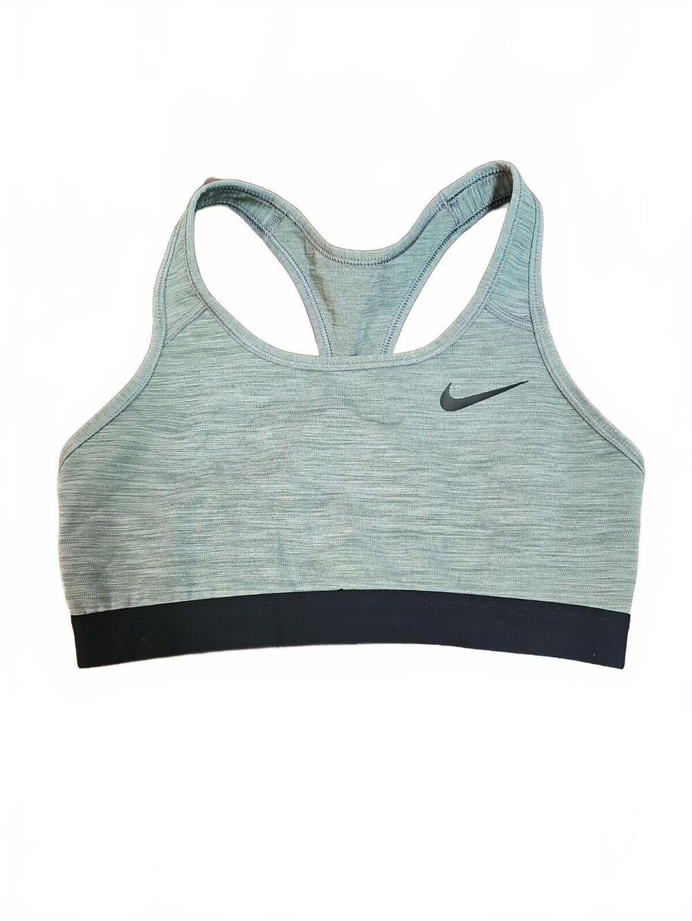 Nike gray and black Training sports bra Size M. Unpadded